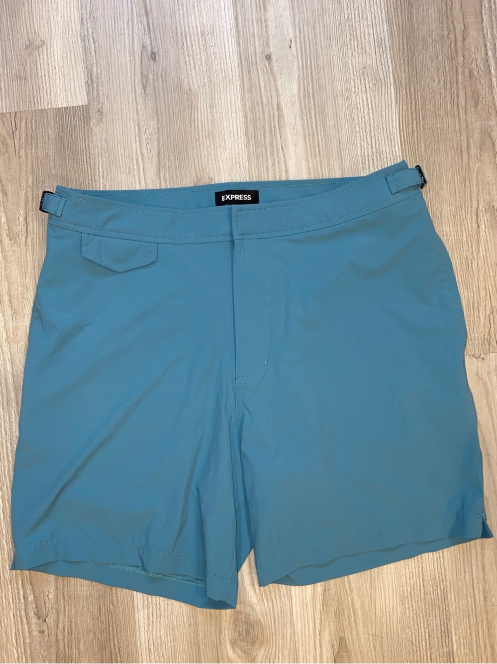 Express Teal Blue Shorts